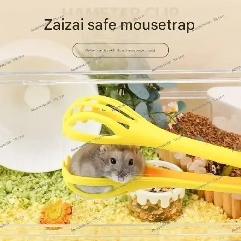 

hamster clip mouse trap golden bear anti-bite gloves internet celebrity cute special anti-bite interactive hamster