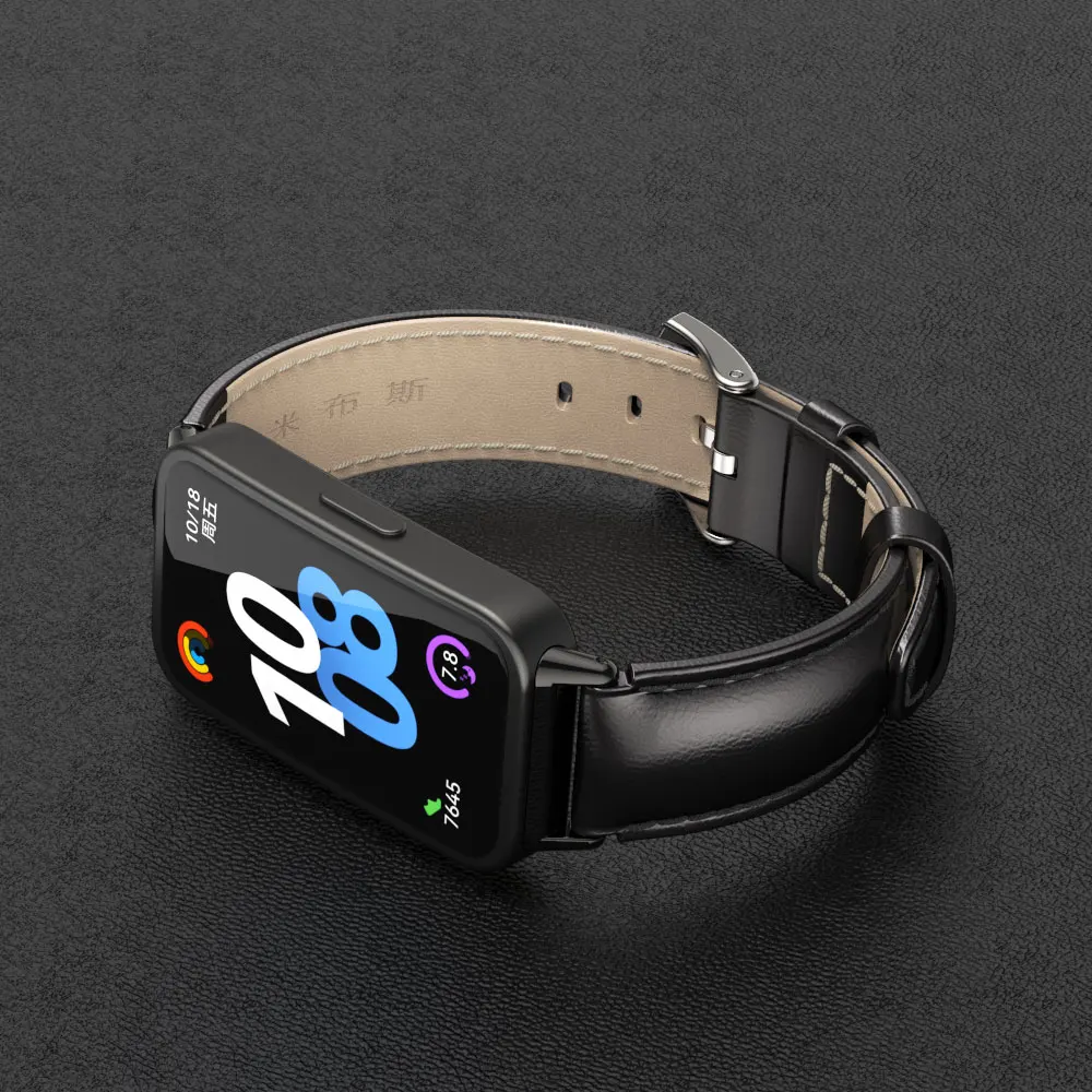 Armband für Huawei Band 11 Armband für Huawei Band 10 9 8 weiches Lederarmband für Huawei Band 9 Smart Band, Ersatz