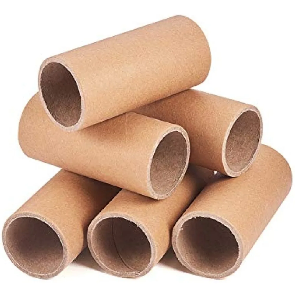 20pcs 3.9 x 1.8 Inch Cardboard Tubes Sturdy Craft Rolls Paper Tubes Empty Toilet Paper Rolls Craft Supplies for DIY Creative