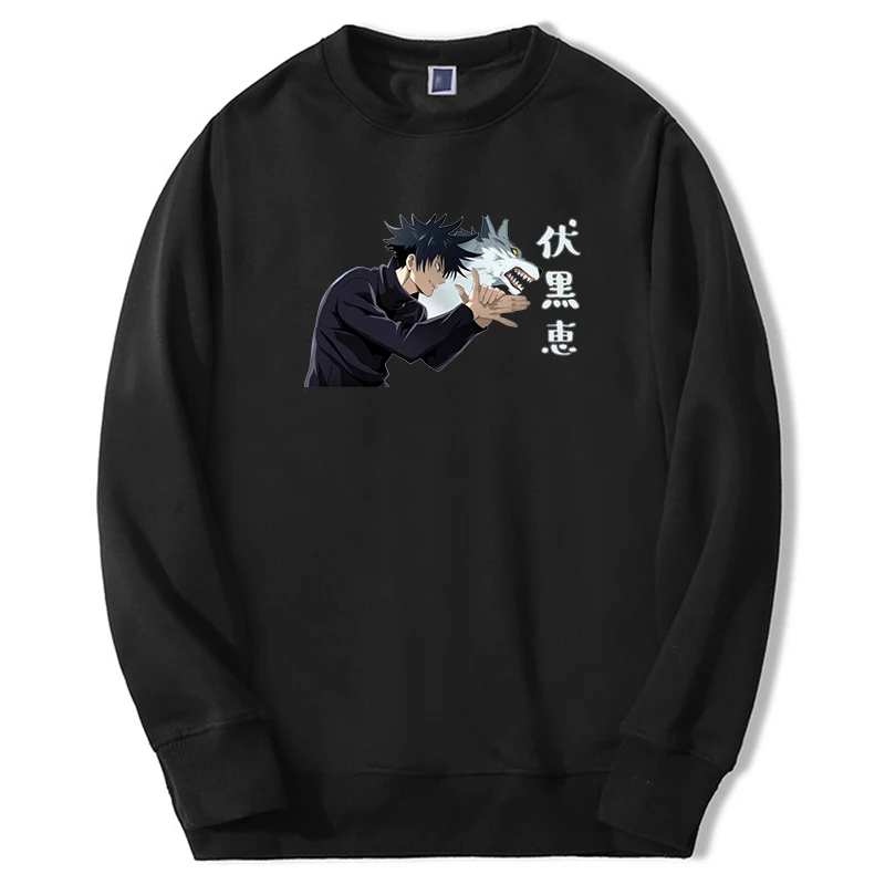 

Jujutsu Kaisen Sweatshirts Japan Cartoon Anime Harajuku Moletom Anime Sudaderas Con Capucha Casual Pullover Fleece Mens Clothes