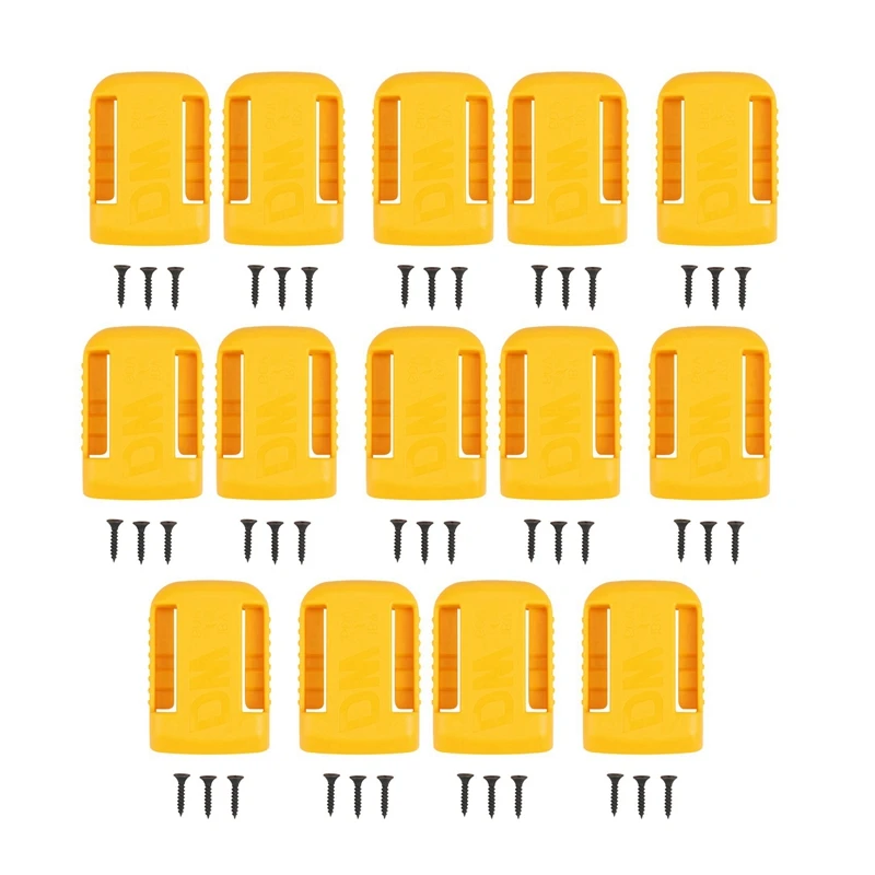 

84-Packs Battery Holders For Dewalt 20V Mount Dock Fit For 20V 60V MAX Yellow (No Battery)