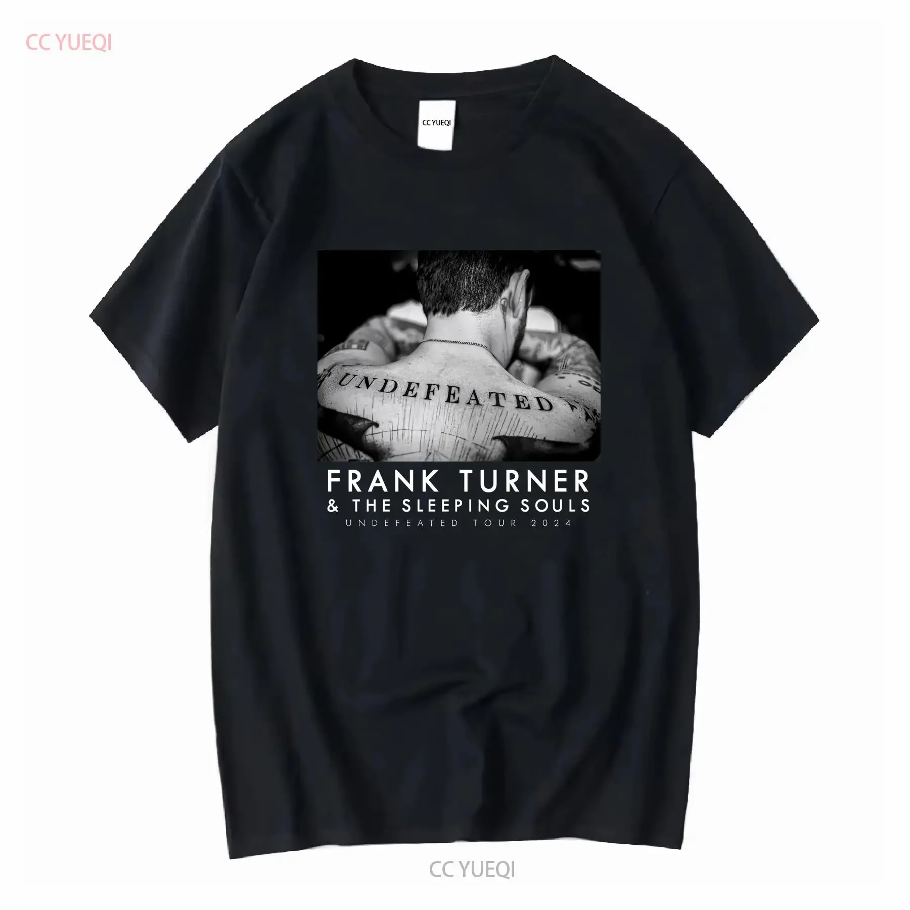 Frank Turner Album Undefeated Tour 2024 T Shirt Cotton Full Size CS385 long or short sleeves vintage Washed Unisex graphic