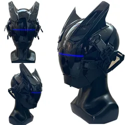 Cosplay Mask SCI-FI HelmetSamurai Helmet Personalized Cyberpunk Mask Samurai Mask Fit For Halloween And Parties