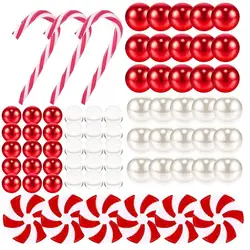 Christmas Vase Filler Pearl for Vase Candyland Pearls Water Gels Beads Floating Candles for Christmas Home Table Party Decor