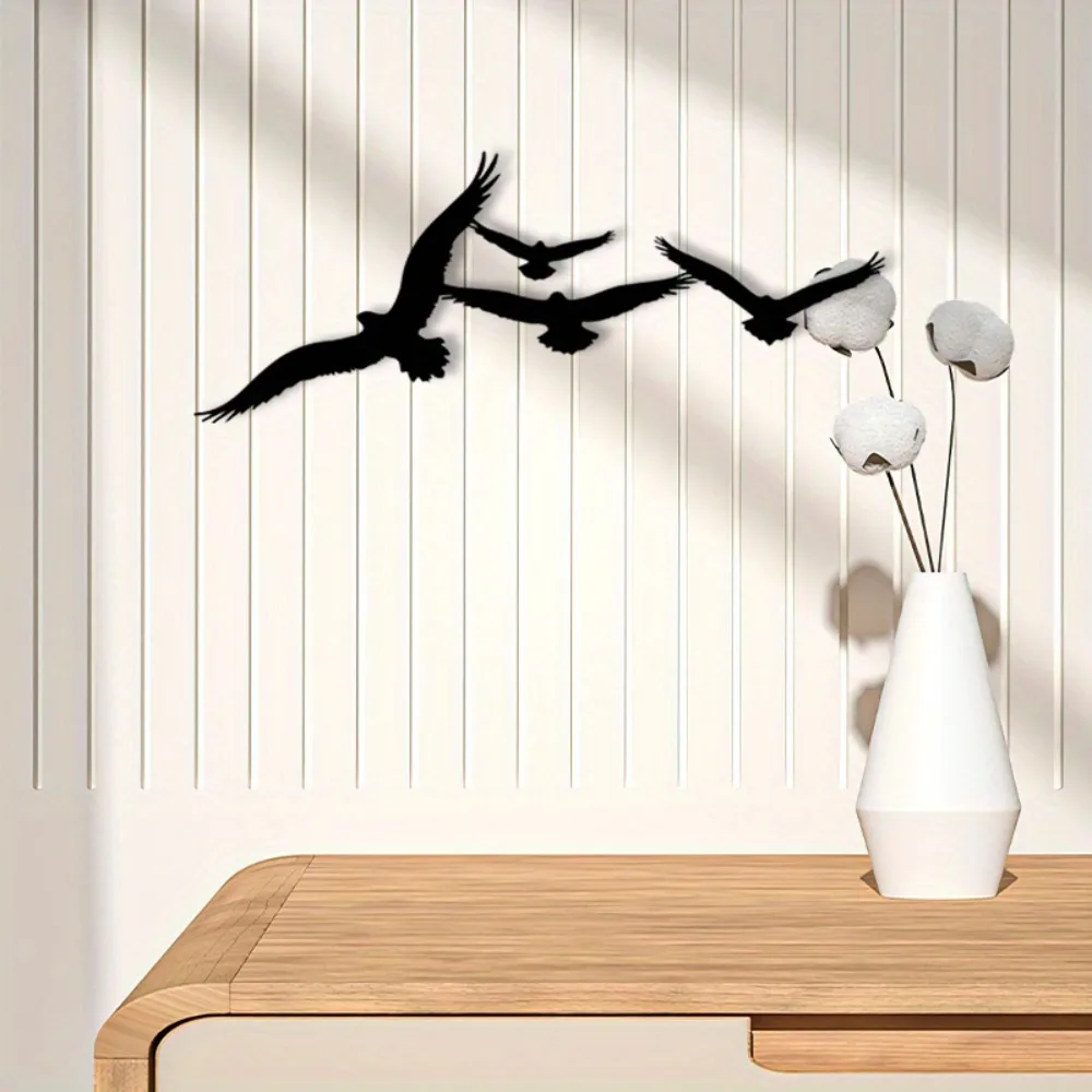 Vintage Seagull Iron Wall Art Coastal Bird Metal Sculpture Indoor Outdoor Yard Garden Rustproof Decor Gift Ornament