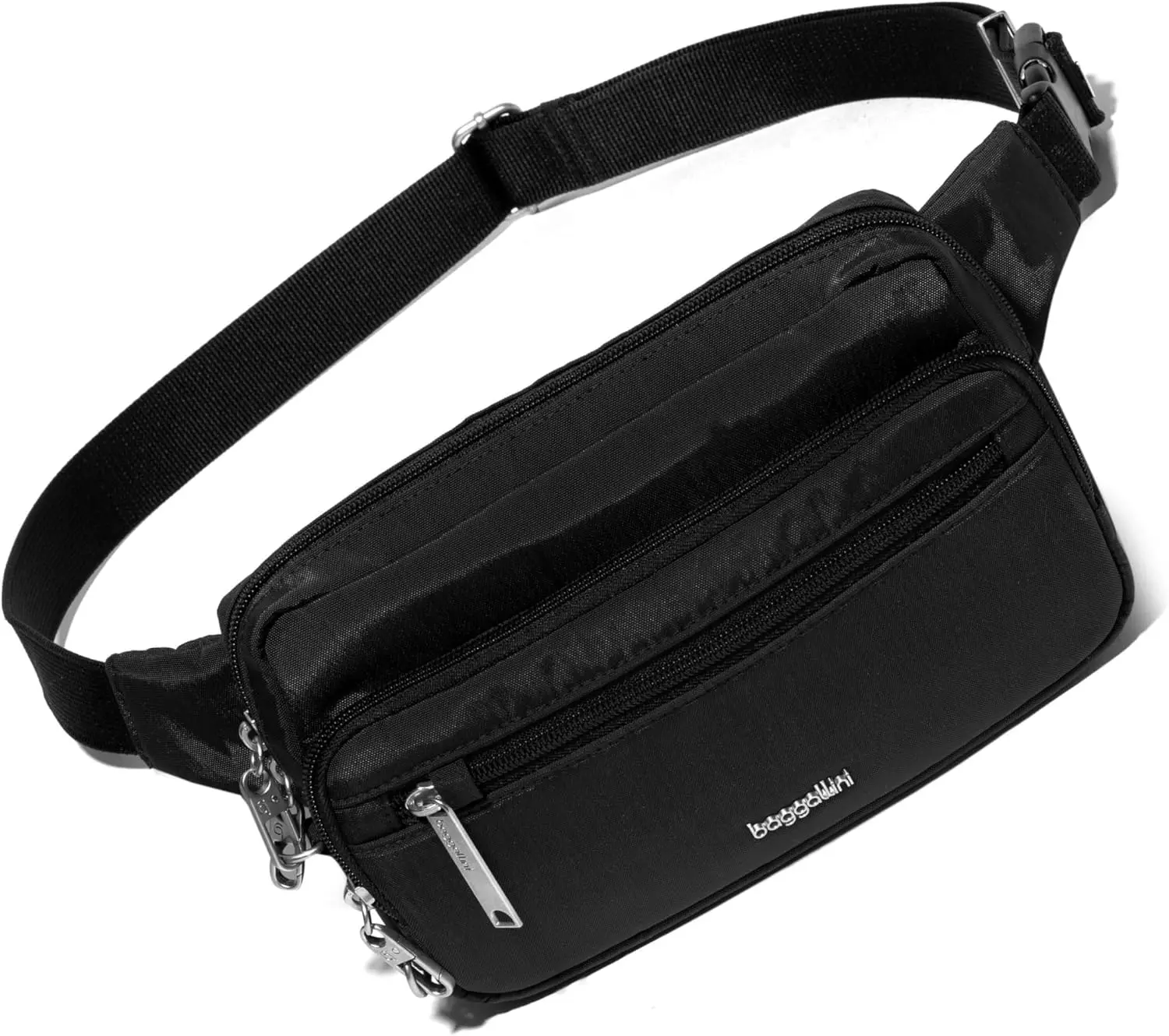 

Anti-theft Crossbody Fanny Pack for Women with RFID Locking Zipper, Travel Purse 8.8x5.5 Inches