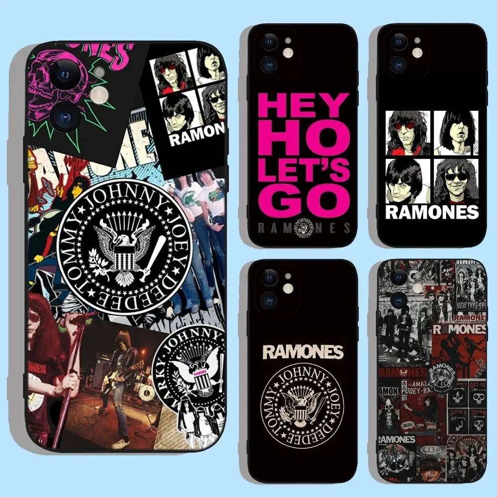 

R-Ramones Road to Ruin Phone Case For iPhone 16e,16,15,14,13,12,11,XS,XR,X,8,7,Pro,Max,Plus,mini Silicone Black Cover