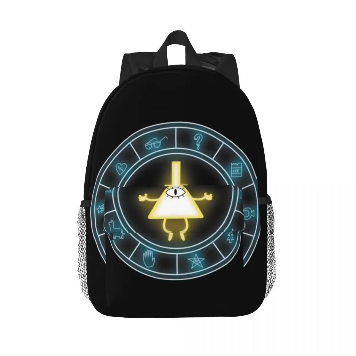 

Gravity Falls Compact 15-Inch Backpack - Stylish Lightweight Bag Perfect for Students and Commuters