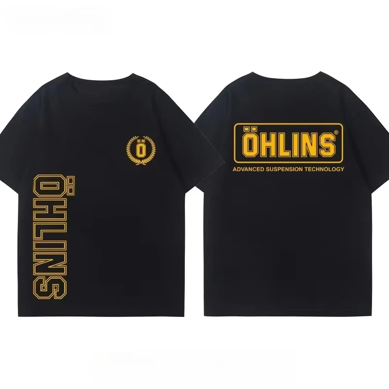 Logo Swedish Legendary Shock Absorber Brand, Classic Racing Fan Gear T-Shirt Men Women Graphic Tee Cotton Summer Streetwear