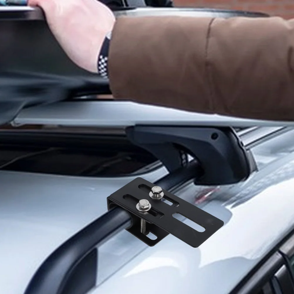 

1 Pair Roof Rack Clamps For Suvs Carbon Steel Light Bar Mounting Brackets Led Spotlight Holder Durable Car Accessories Off Road