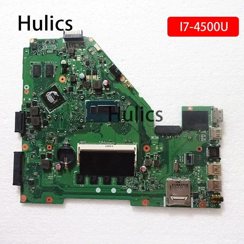 

Hulics Used X550LN Laptop Motherboard For ASUS X550 X550L X550LD N15S-GT-S-A2 Mainboard SR16Z I7-4500U 4GB RAM Main Board
