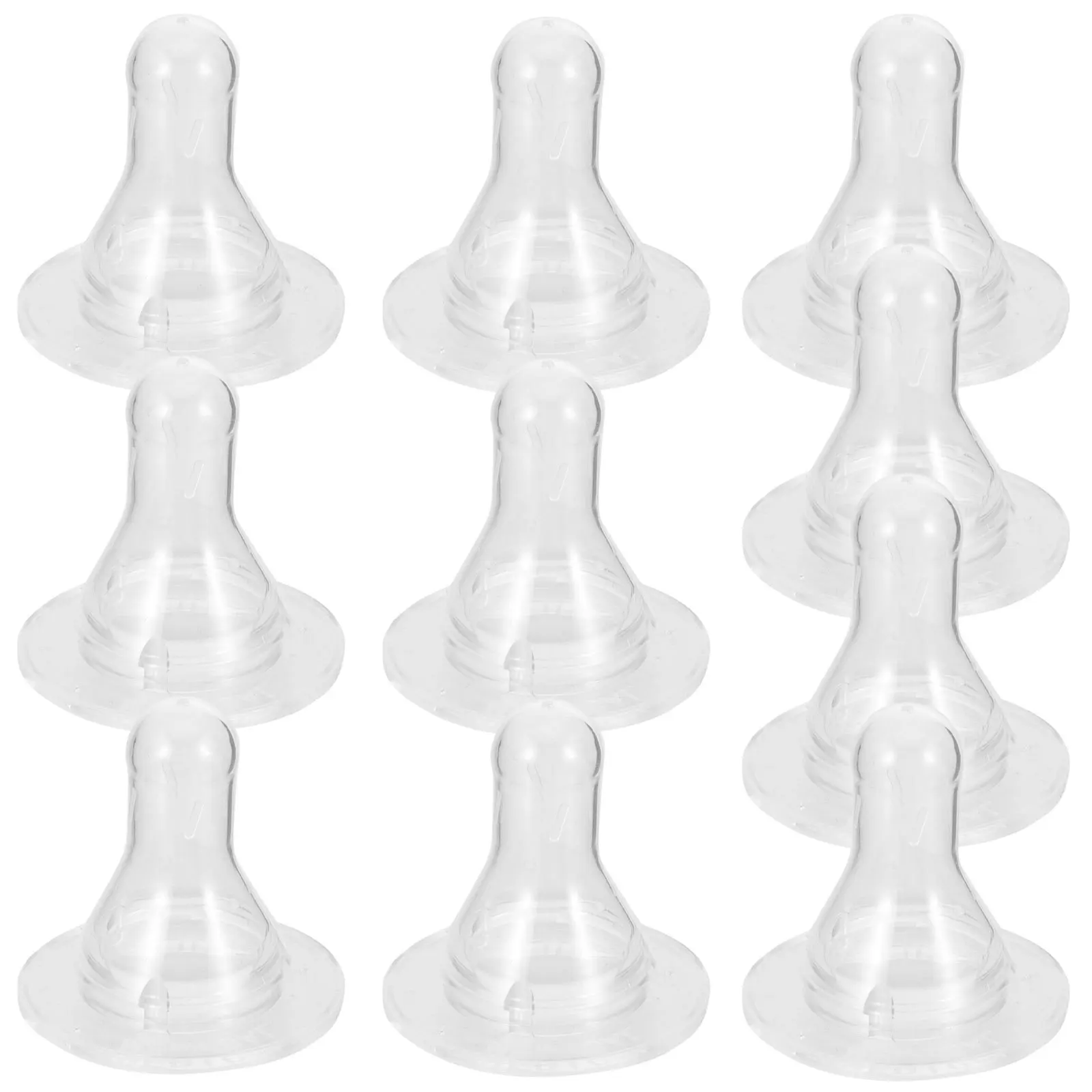 

10 шт. сосок-пустышек для бутылочек, толстые силиконовые соски в форме овечьих рогов для ягнят, коров, коз, устойчивые к укусам, прочные аксессуары для кормления