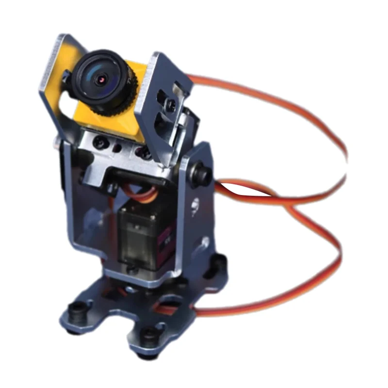 MACH-For Aircraft Model Camera Adjustable Aluminum Alloy FPV PTZ Stand Robotic Accessory With Servo