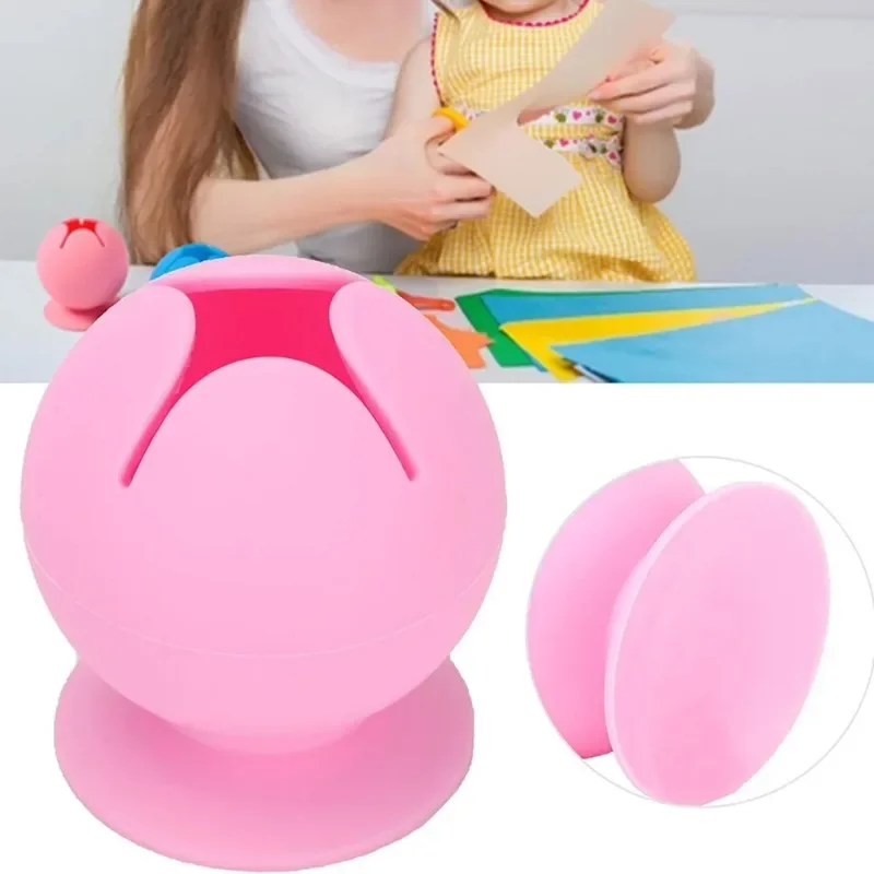 Desktop Garbage Collection Box Vinyl Weeding Scrap Collector with Suction Cup Silicone Storage Ball Waste Box DIY Craft Tool