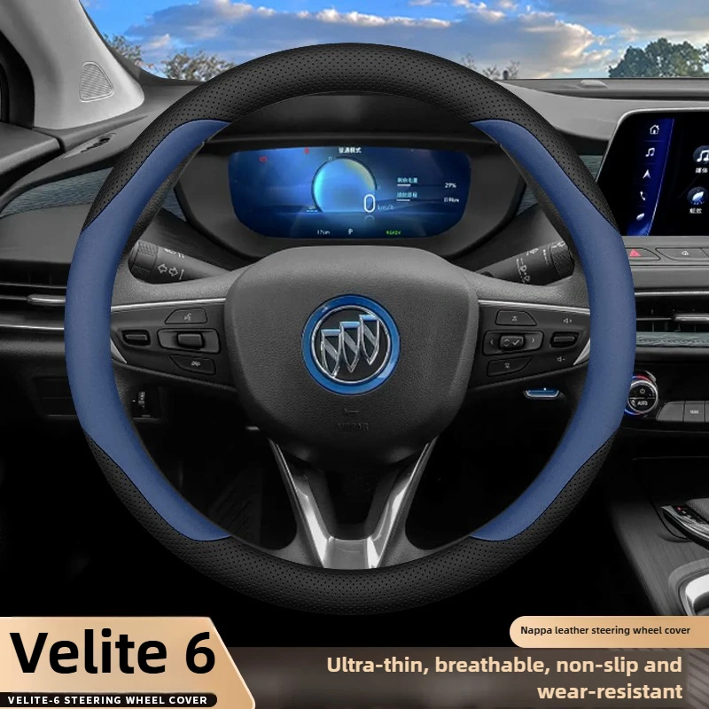 

Leather Car Steering Wheel Cover for Buick Velite 6 2024 Accessories 2025