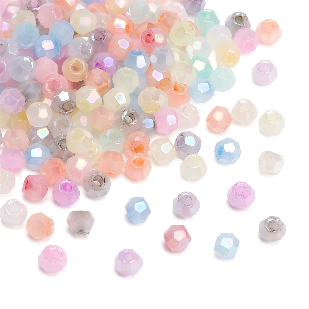 4mm 10g/bag Glass Seed Beads High Quality Multicolor Charm Loose Bead About 150pcs DIY Jewelry Making Bracelet Necklace Findings