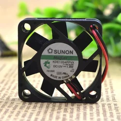 2pcs Sunon fan KDE1204PFVX 40*40*10mm 12V 1.8W with 2pin switch server inverter