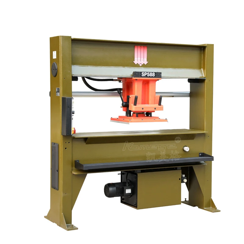 Used Atom SP588 Oildymaic Hydraulic Cutting Presses With Movable Trolley Traveling Head Cutting Machine