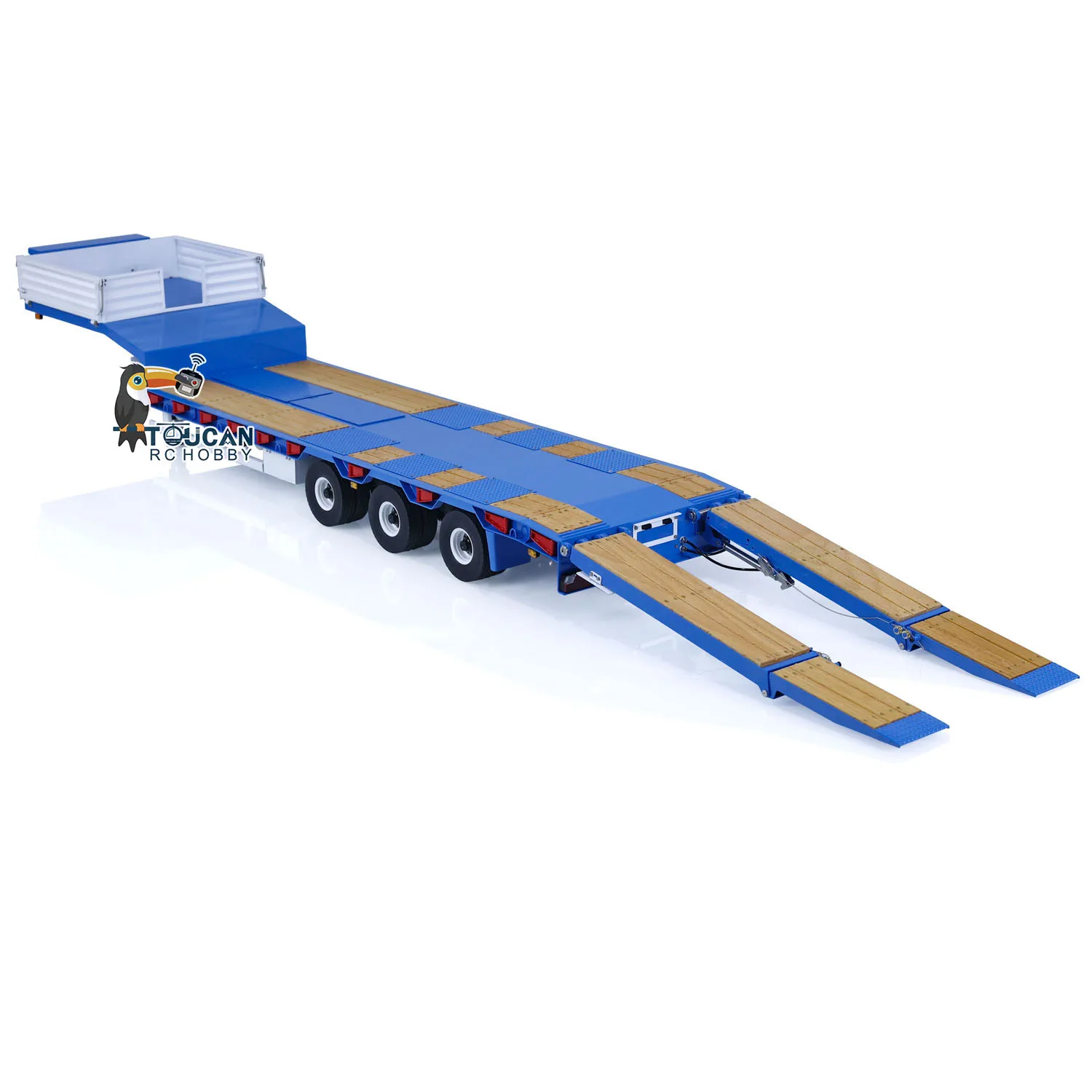 

LESU 1/14 RC Hydraulic Metal Trailer Electronic Lifting Tailboard Painted Assembled for Tractor Truck Car DIY Model TH23023