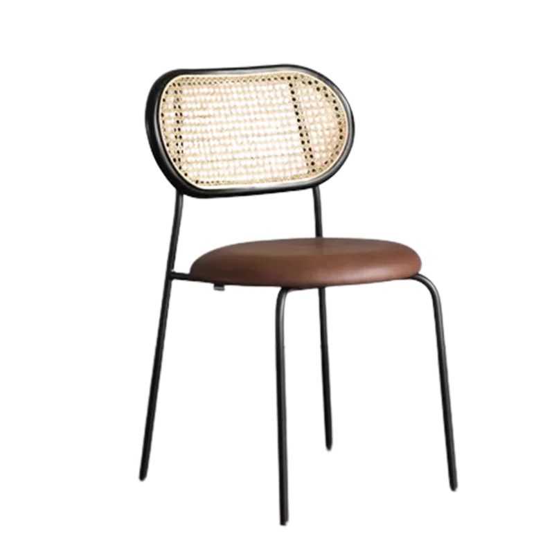 Minimalist Nordic Dining Chairs Rattan Design Modern Gamer Kitchen Restaurant Mobili Per La Casa Outdoor Furniture CY50DC