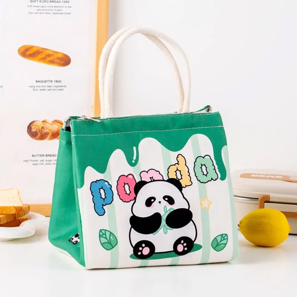Borsa da pranzo impermeabile per cartoni animati Borsa termica per alimenti carina di grande capacità addensata con manico Borse da viaggio per picnic Bambini