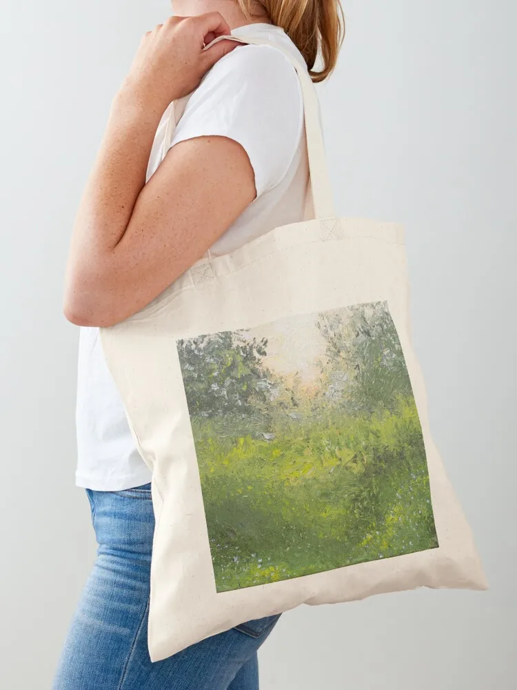 

Fond - Nature at Dawn Acrylic Painting Tote Bag tote bag university Reusable bags shopper bag women canvas custom canvas