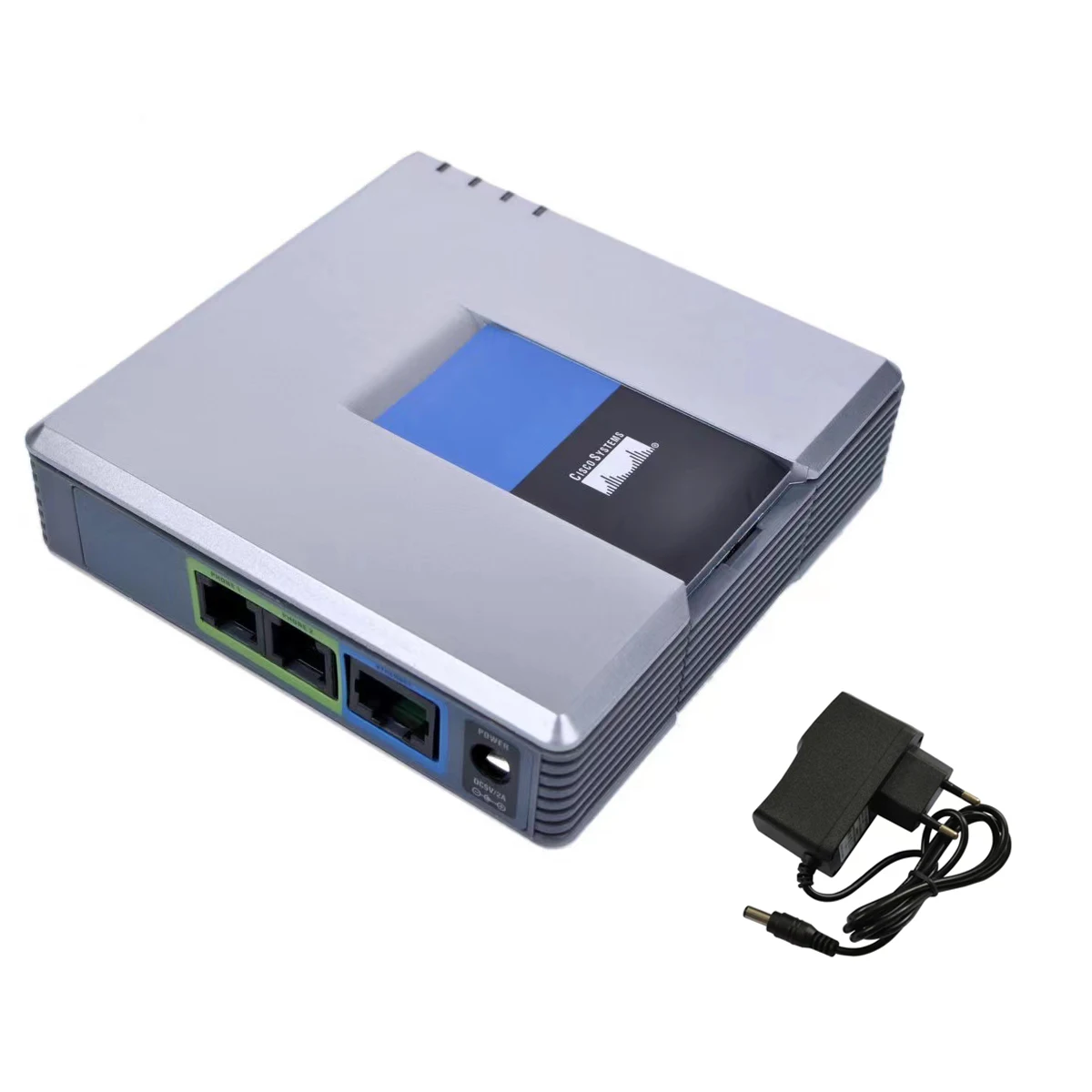 New Unlocked PAP2T SIP VOIP Phone Adapter with 2 FXS  Phone Ports VoIP Gateway