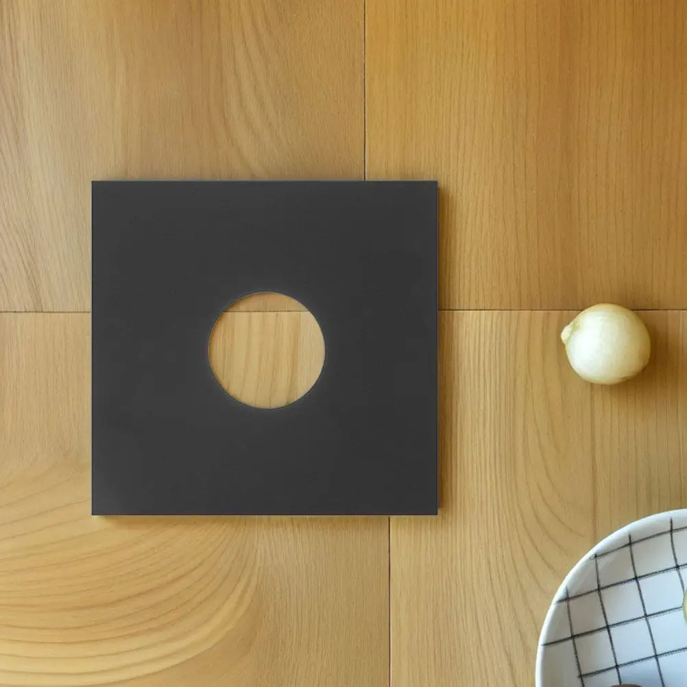12Pcs Vinyl Record Outer Sleeves Kraft Inner Lining Anti-Static Protective Covers 12 Inch Vinyl Album Jackets Home