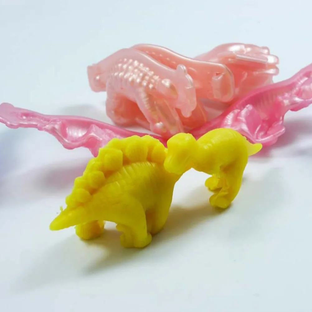 

12Pcs Plasticine Mold Cartoon Dinosaur Shape Design Creative Play Sand Molds Set for Kids DIY Fun Beach Sandbox Garden Activity