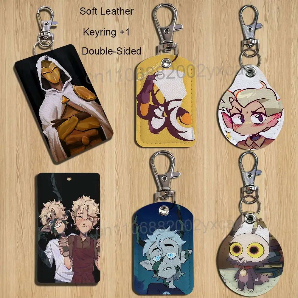 Grimwalker Hunter cool The Owl House Card Holder Keychain Key Ring Door Lock Access Protective Case For Security Gift