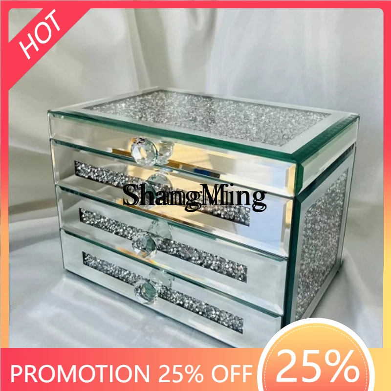 

Новая шкатулка для украшений SM в стиле минимализм, высококачественная, изысканная, для хранения на рабочем столе.