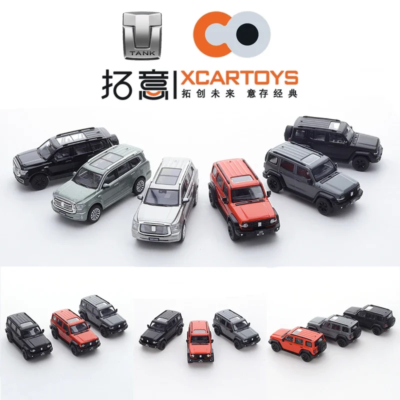 

XCarToys 1/64 2023Tank 300 Off-rood Edition and Border Alloy Diecast Model Car Toy Collection Gift Collect Ornaments