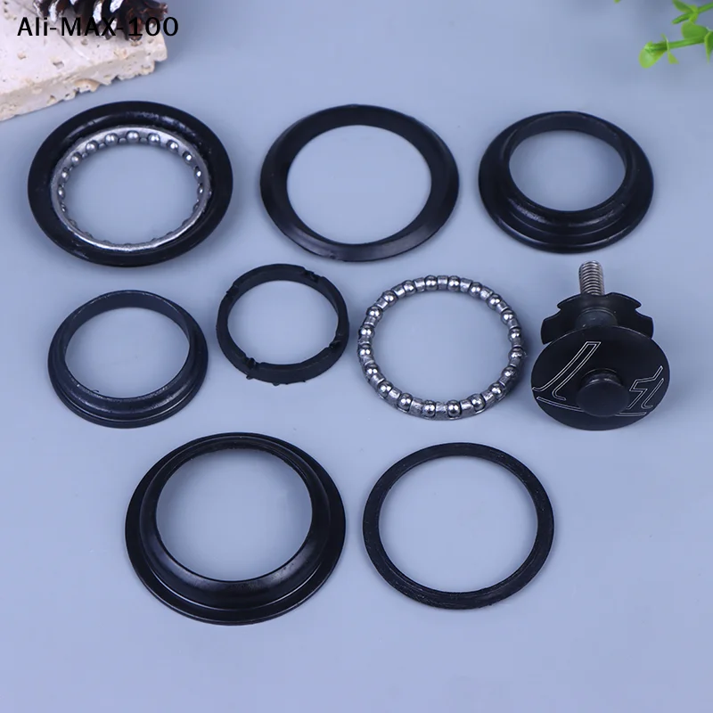 

【Au】【Wm1】Bike Fork Bike Parts Road Bike Black Alloy 44mm 1 1/8" Bike Threadless Headset Head-Tube Bike External Headset Parts
