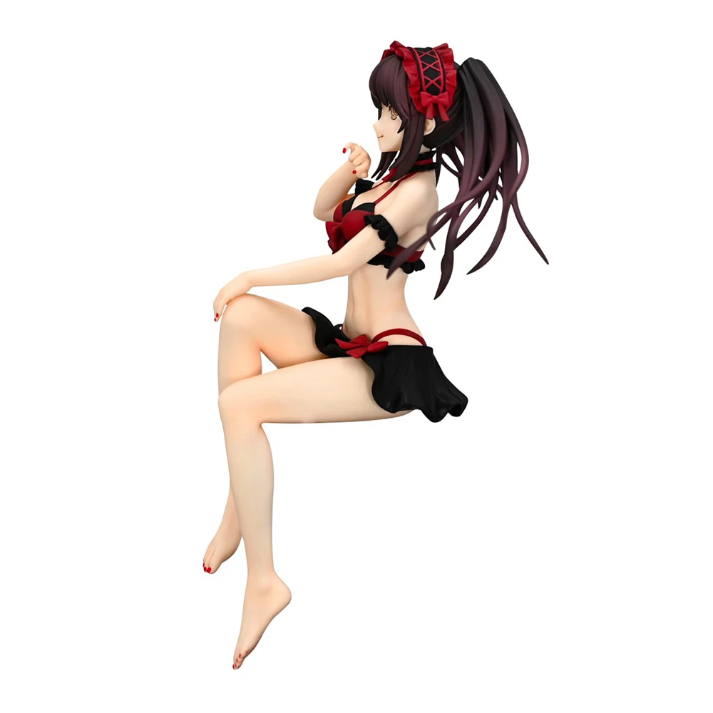 

Anime Tokisaki Kurumi Figure Sitting Pose Action Figure swimsuit cute model beautiful desktop ornaments Collection toy Gift 16cm
