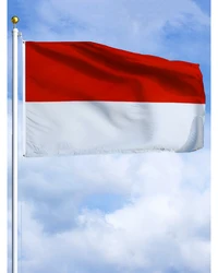2×3FT ID IDN Indonesia Indonesian Indone Emblem Flag Polyester Printed Banner Tapestry For Decor
