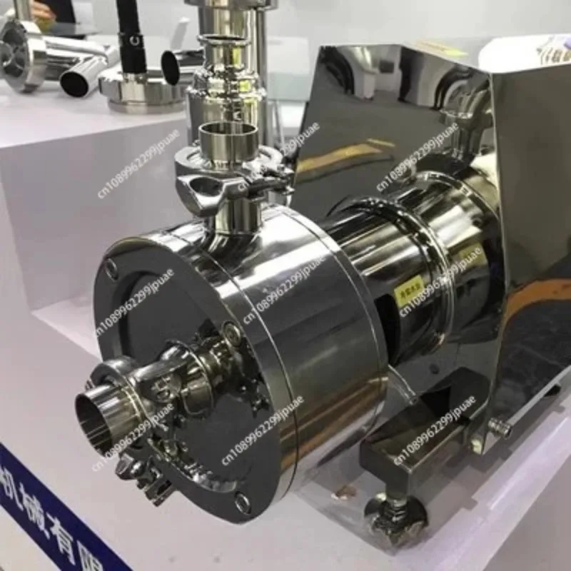304 Stainless Steel Inline High Shear Emulsifying Pump, Single Stage Homogenizer for Liquid Mixing & Dispersing