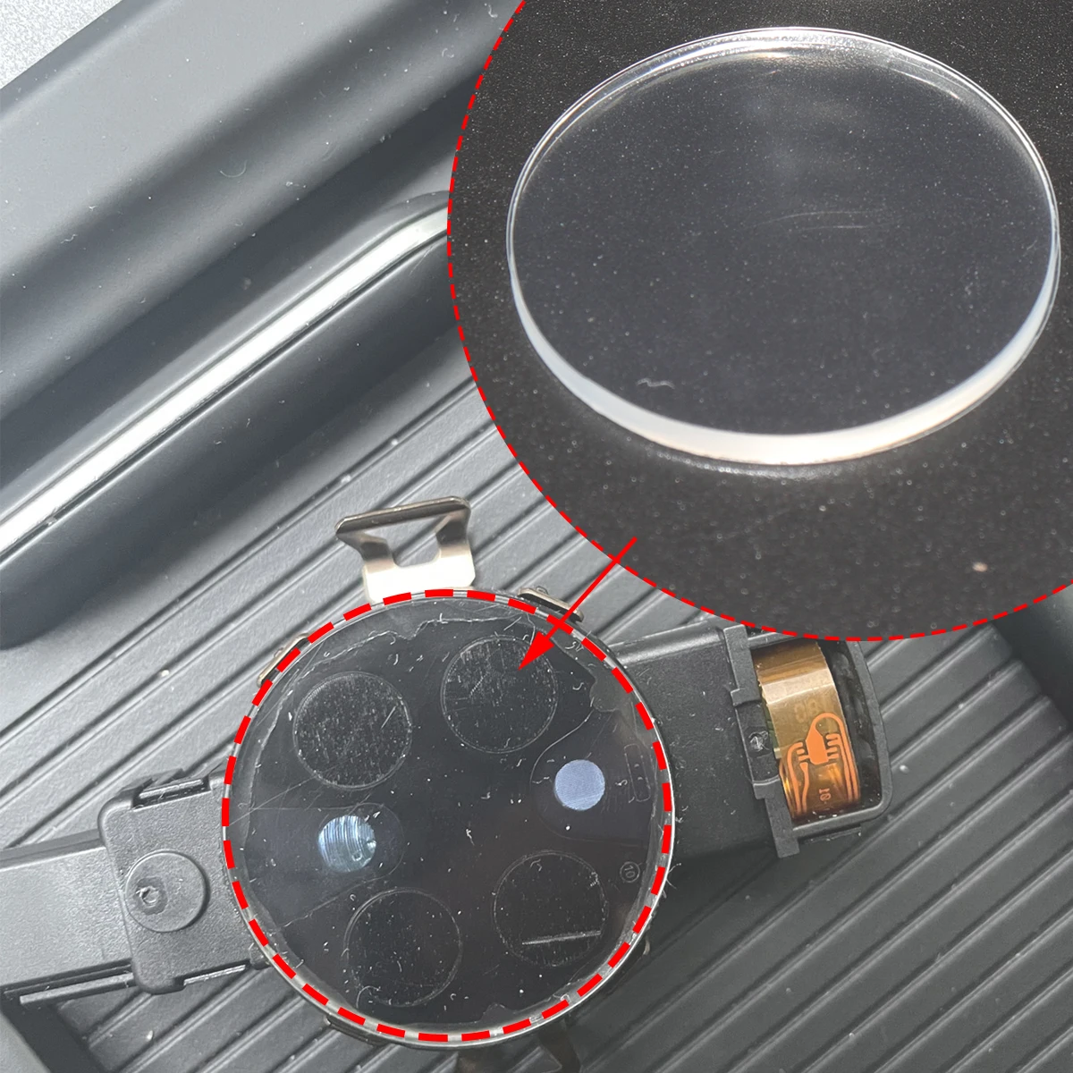 4pc Rain Light Sensor Gel Pad For VW POLO HONDA KIA SKODA SEAT Adhesive Film Silicone Cushion Windscreen Chip Multi-Purpose Tape