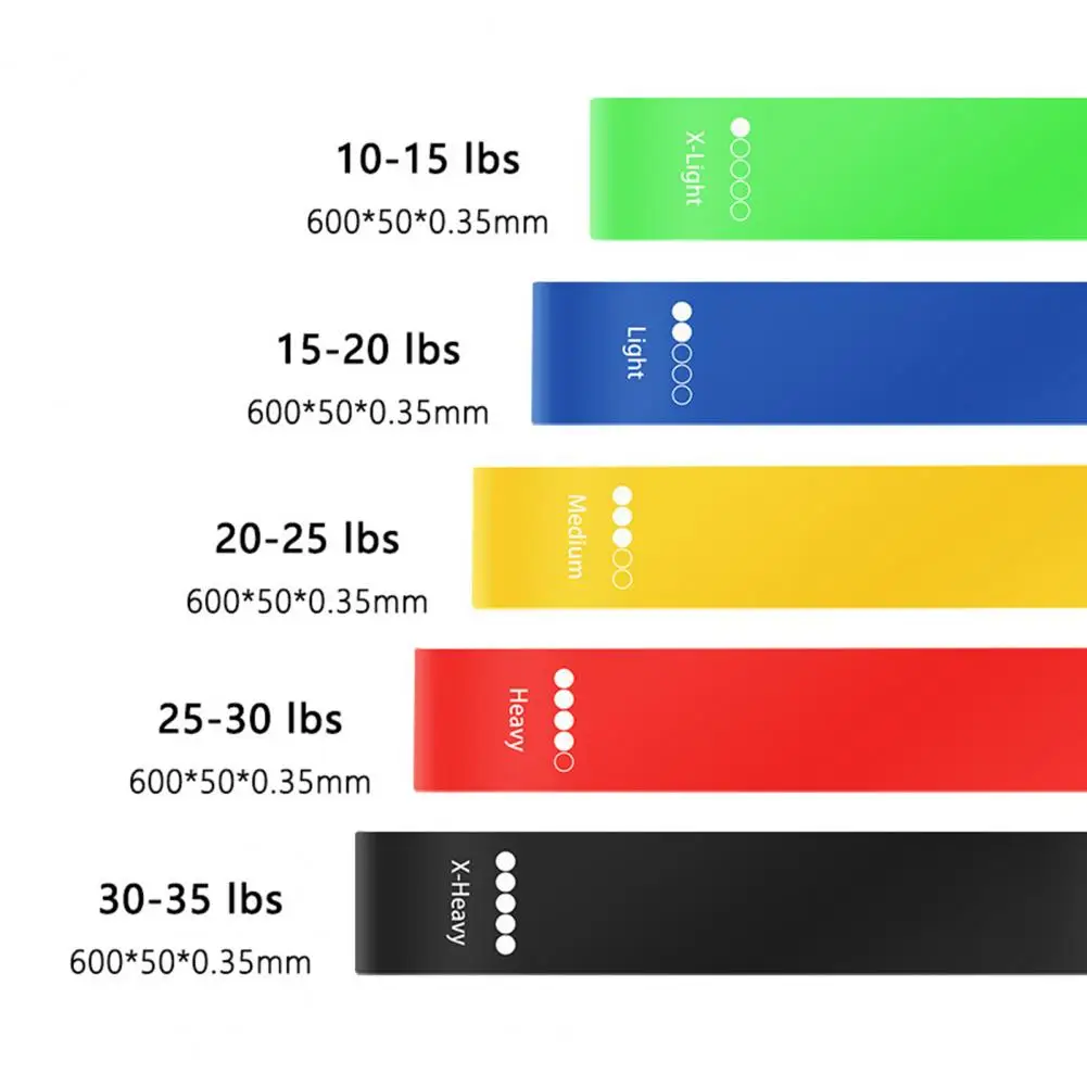 Yoga Belt Set Pilates Elastic Band Resistance Bands Set for Men Women Glutes Booty Workout Elastic Thigh Stretching for Home