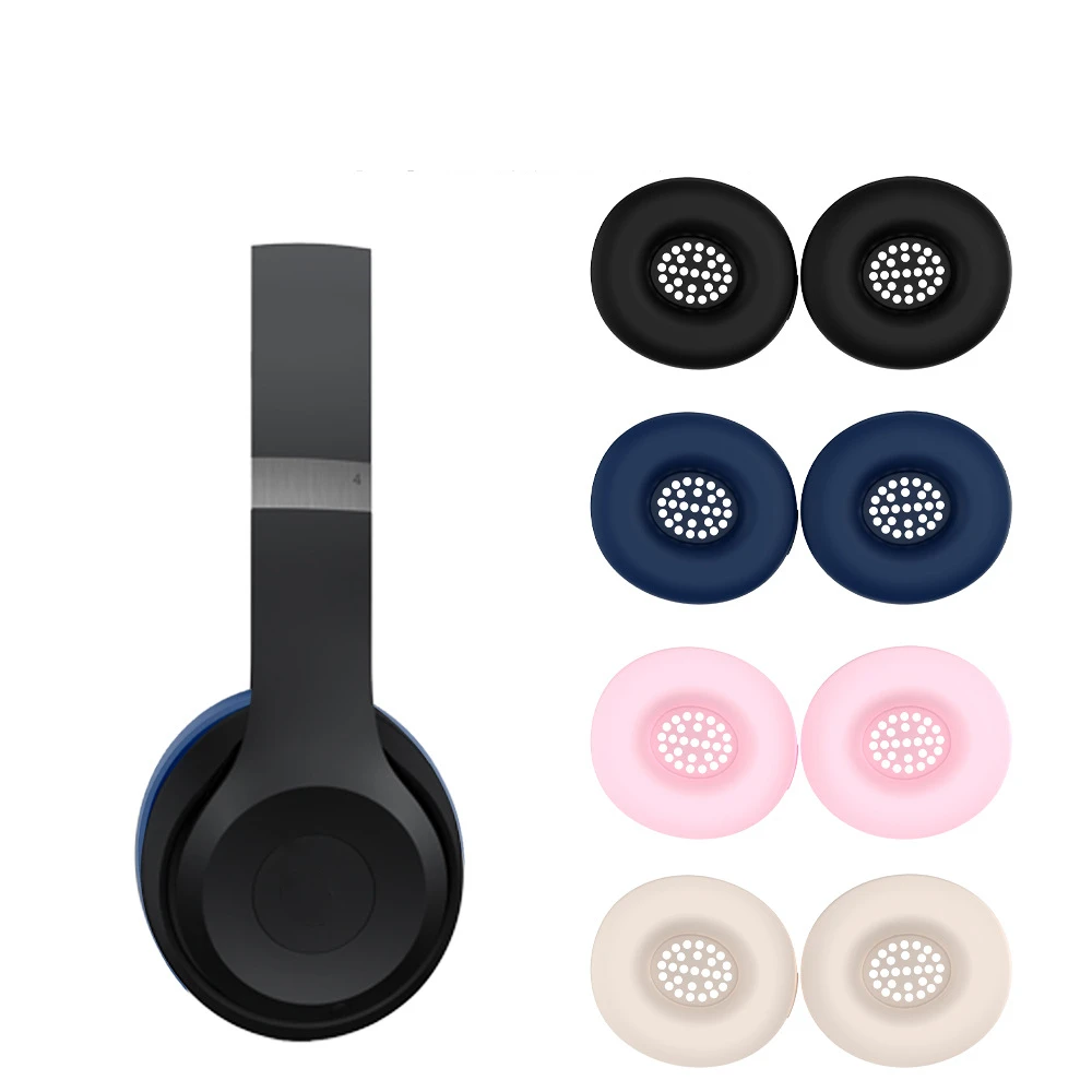 

Replacement Ear Pads Cover for Beats Solo 4 Wireless Headphone Silicone Ear Cushion Earmuffs Accessories