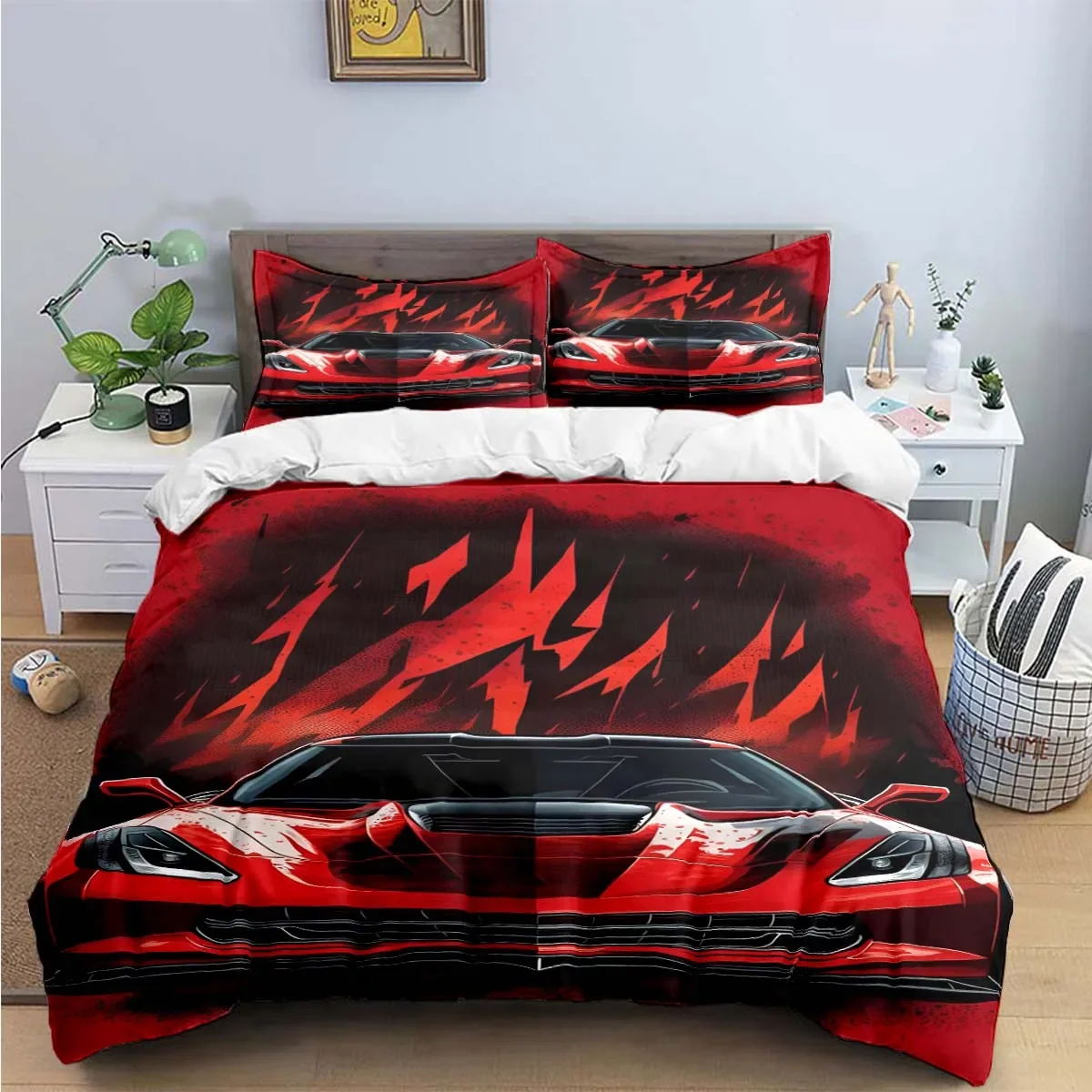 

Fashion 3D Game N-NFS Car Print Bedding Sets Exquisite Bed Supplies Set Duvet Cover Bed Comforter Set Bedding Set Luxury Gift