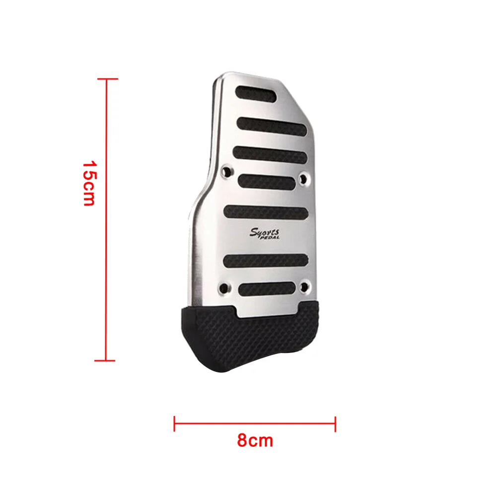 A82M-2Pcs Gas Accelerator Pedal And Brake Pedal Cover Foot Pad Non-Slip For Universal Automatic Transmission Car