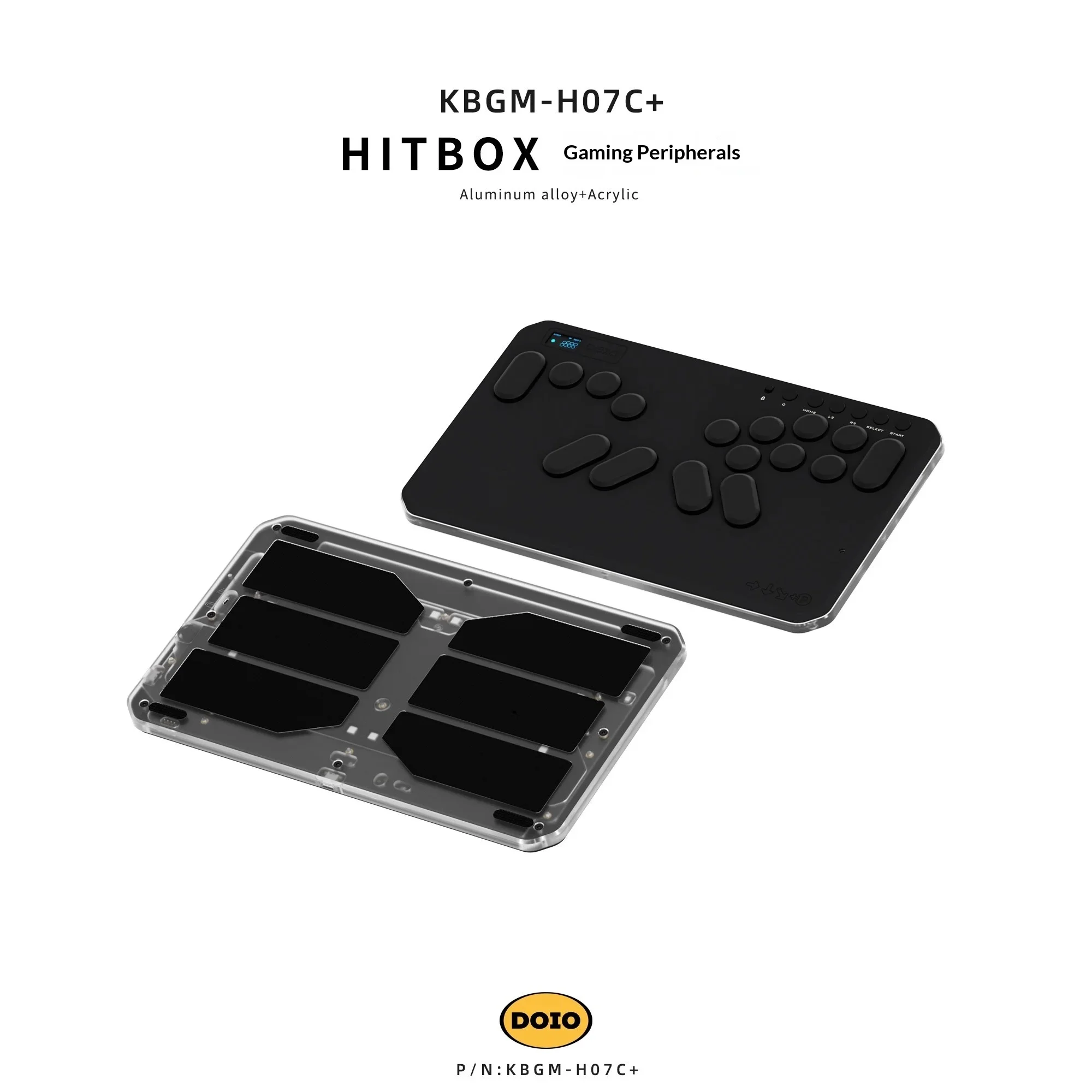 DOIO KBGM-M01-HE OSU DJMAX Muse Dash EZON Mini Portable Audio Playstation Short Magnetic Switch Aluminum Mechanical Keyboard view 4