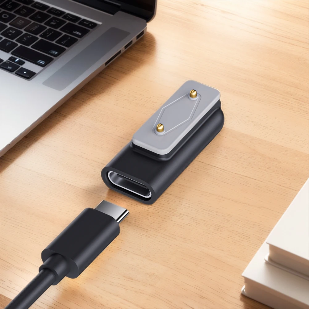 1-5PCS for Samsung Galaxy Fit 3 Watch Charger USB C Charging Adapter 90° Right Angle Watch Charger Adapter for Charging Cable