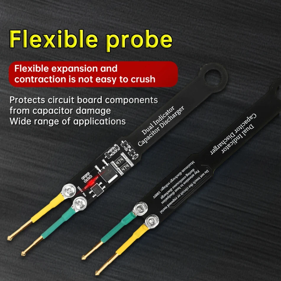 1PCS 1000V Capacitor Discharge Pen LED Display AC/DC Pen Switch Power Supply Repair Discharge Multifunction Protection Test Tool