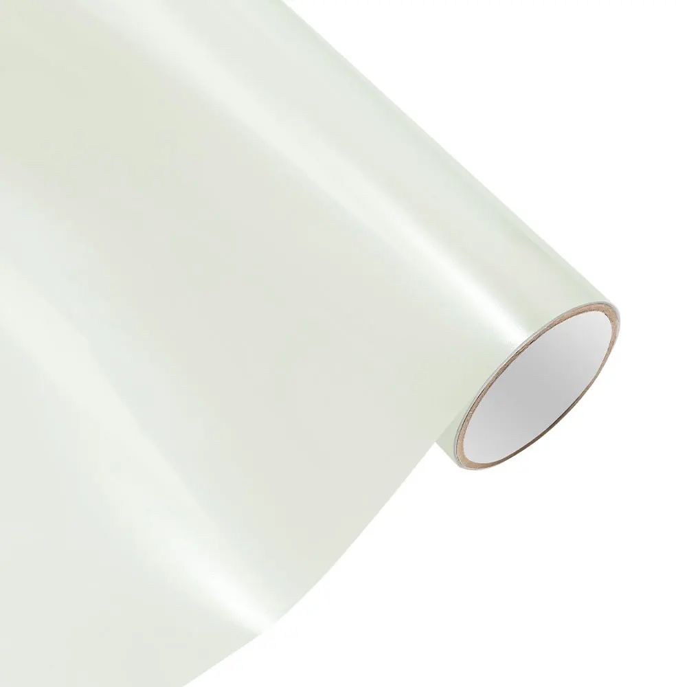 ملصق سيارة أبيض معدني لتغليف السيارة من الفينيل لاصق تغليف اللون خالي من الفقاعات ملحقات السيارة الداخلية الخارجية #4