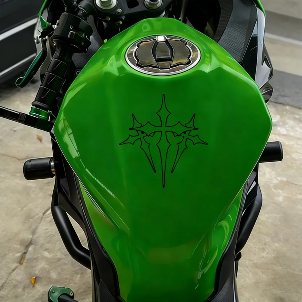 8 PCS/1Set Multiple Crosses Cross Motorcycle Stickers Moto Motor Scooter Body Helmet Fairing Fuel Tank Vinyl Accessories Decals