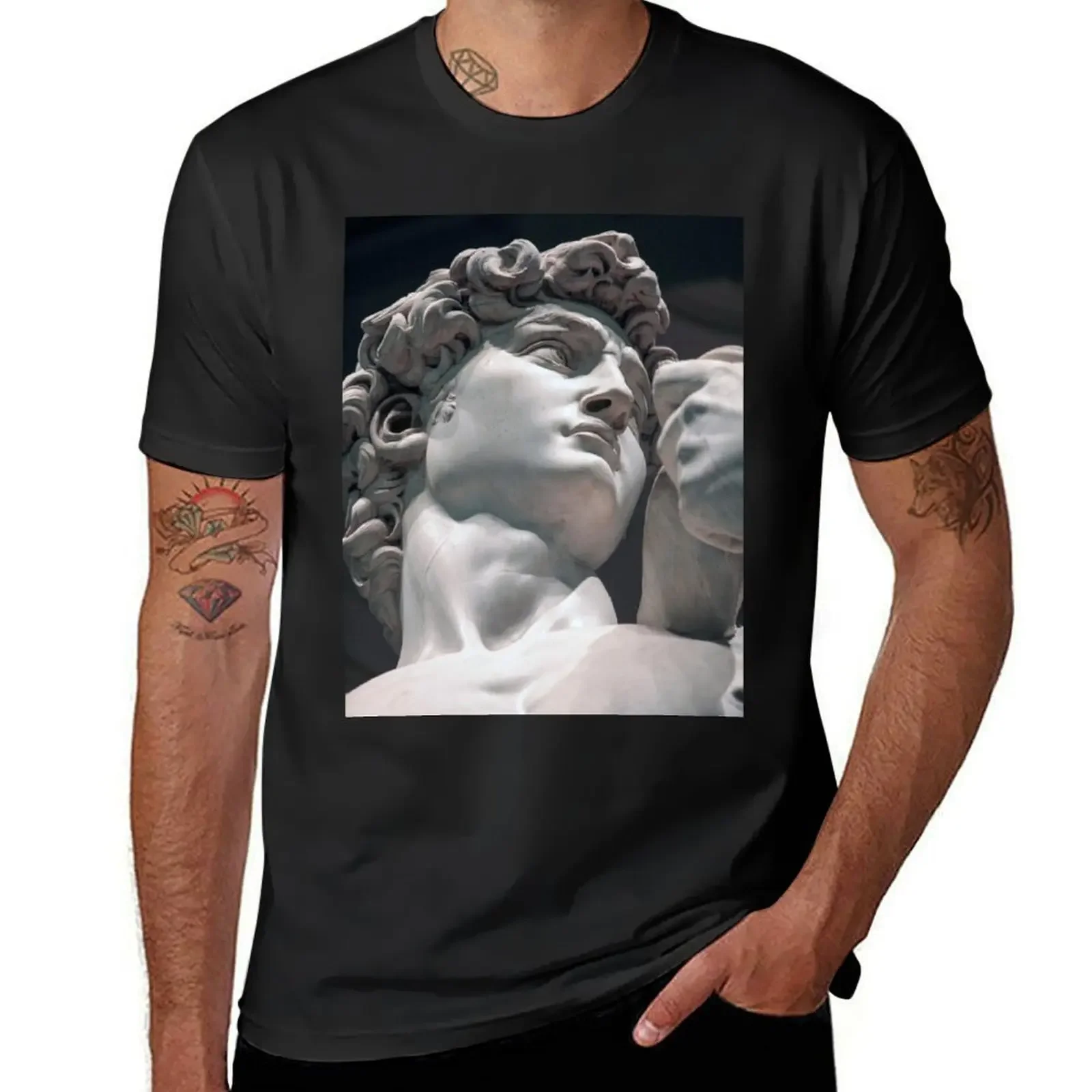 

Greek Statue of David Vaporwave T-Shirt street wear custom t shirt t shirts for men pack