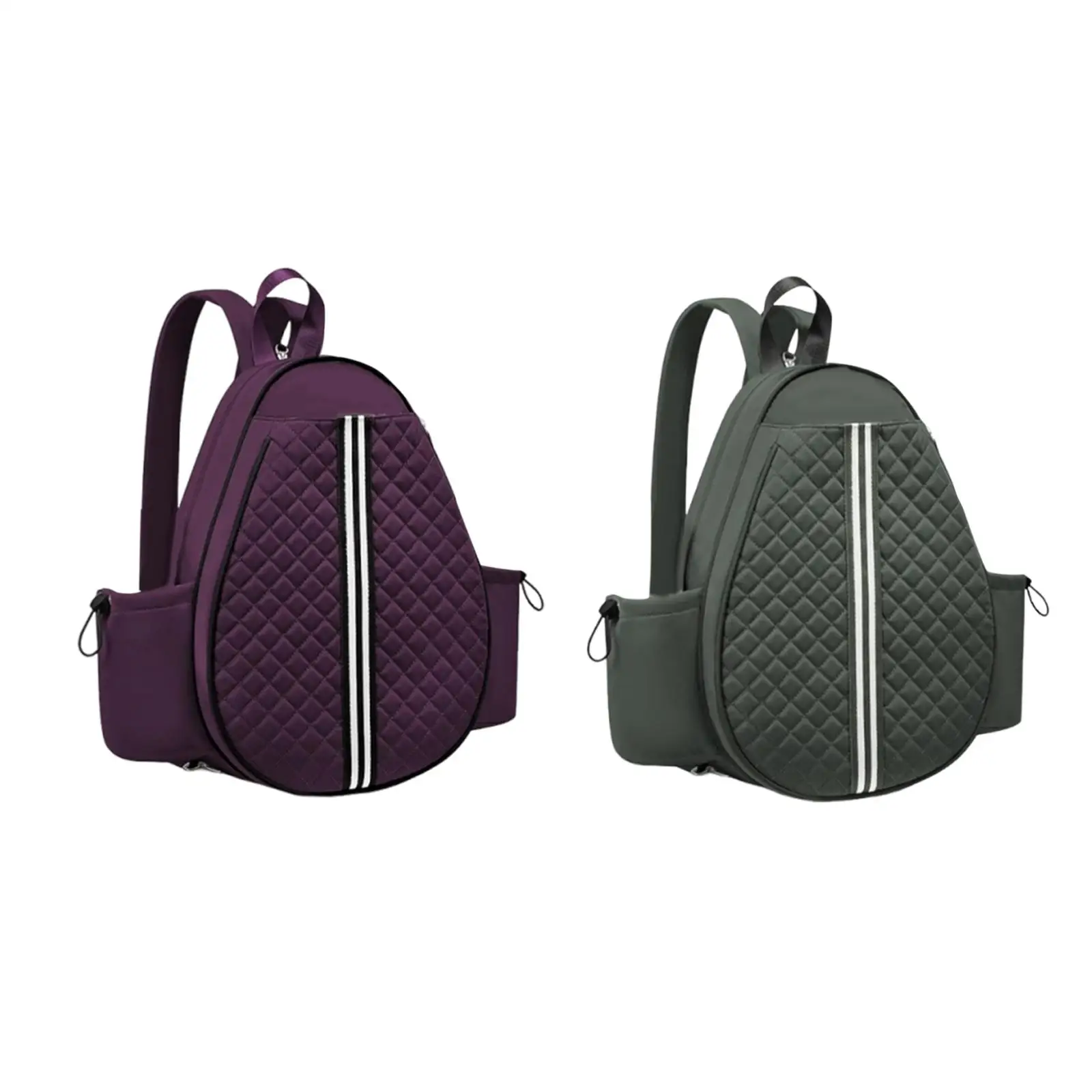 테니스 가방 측면 포켓이 있어 세련된 디자인, 피클볼용 경량 야외 휴대용