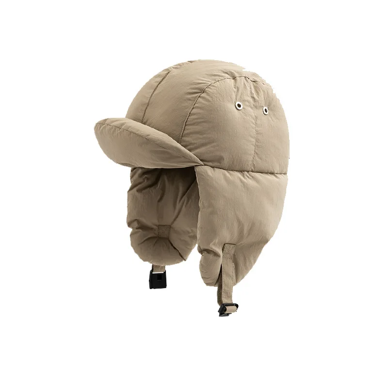 قبعة الصياد السفلية الفاخرة للشتاء خفيفة الوزن ودافئة للأذن، غطاء رأس ثلج مقاوم للرياح للجنسين مع قوة تعبئة عالية