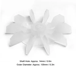 Air Compressor Fan Blade Direct On Line Motor 14mm Shaft 135mm Outer Diameter Fan Accessories